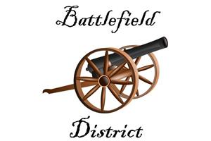 battlefield district logo for menu