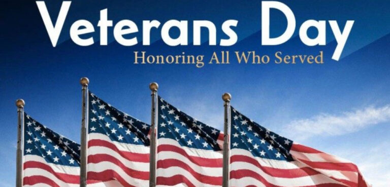 Service Center Closed November 11 for Veterans Day