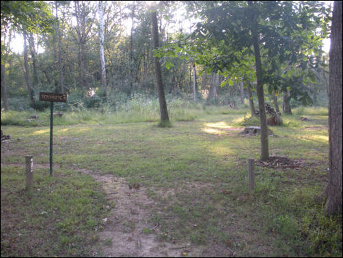 One of Camp Conewago's tent camping areas.