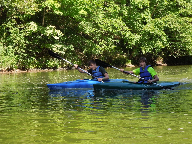 Learn how to kayak on Sherman's Creek.
