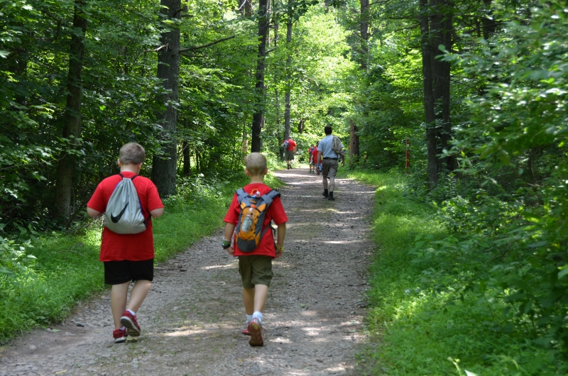 Hidden Valley's scenic trails call out to Scouts to explore the camp's natural beauty.